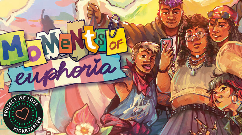 Kickstarter Moments of Euphoria Kickstarter art cover