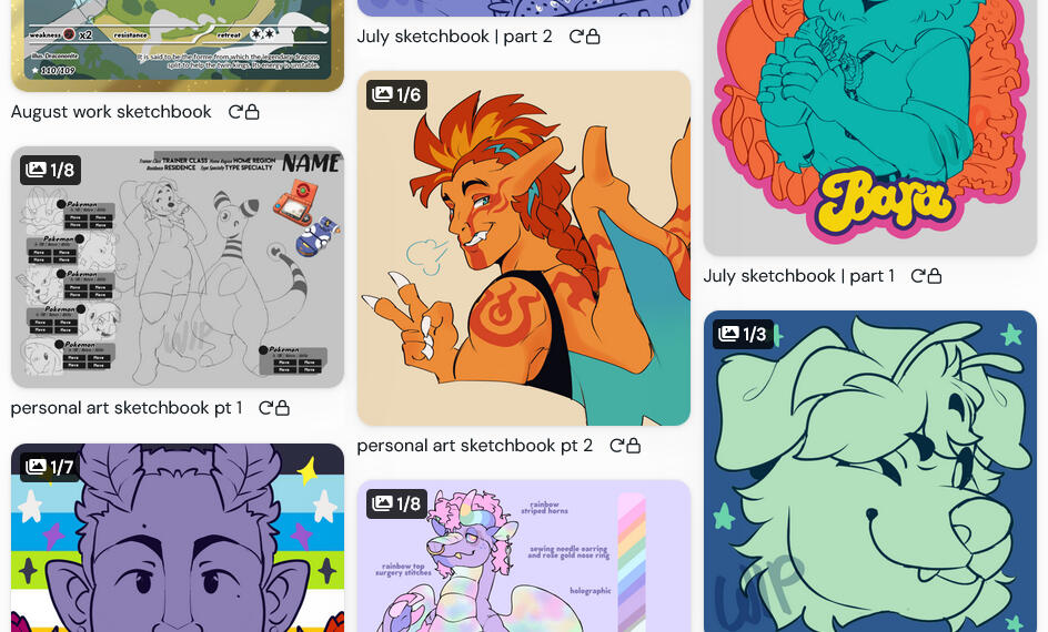 Bonus Art Screenshot of behind-the-scenes artwork and sketches.